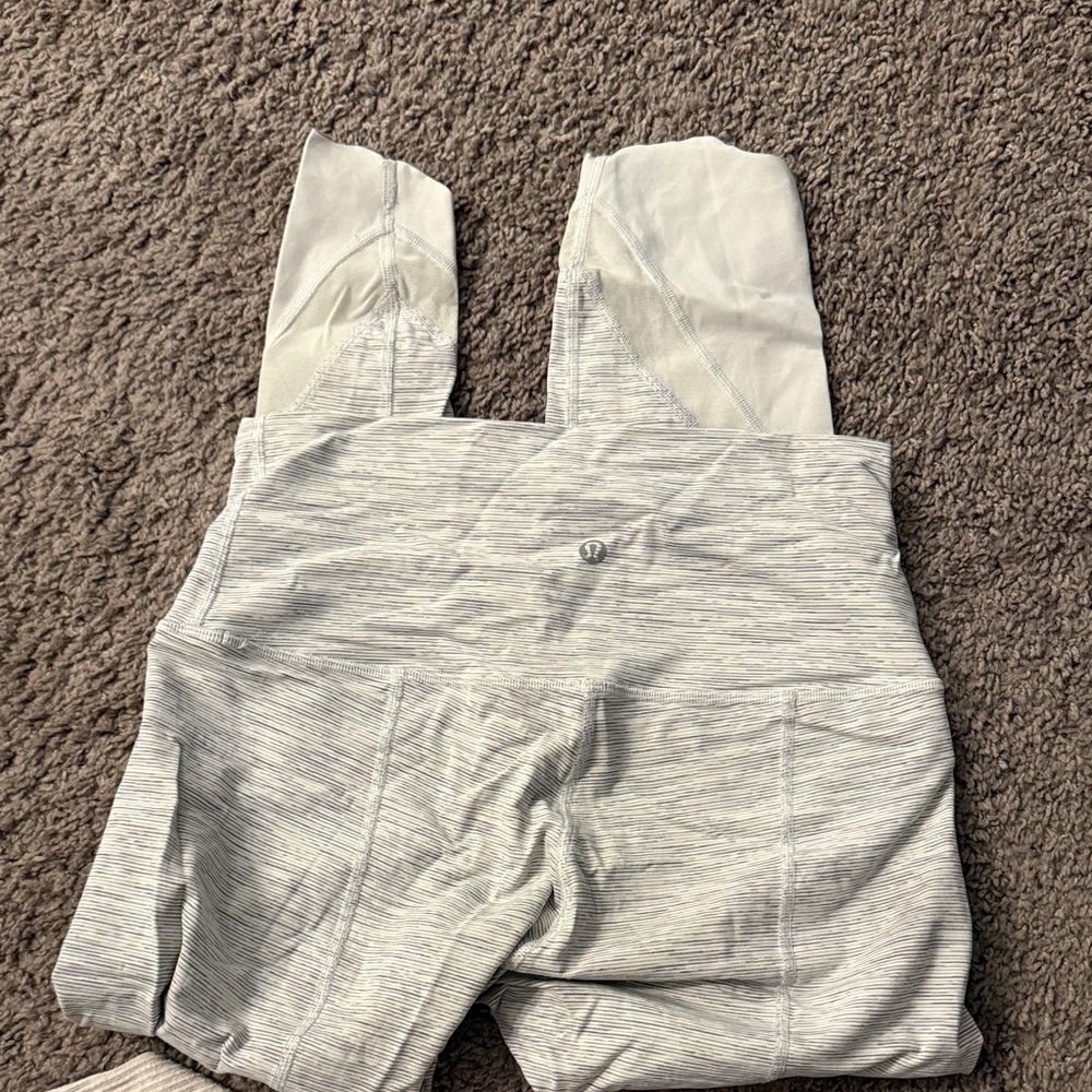 Lululemon Athletica Light Gray Leggings
